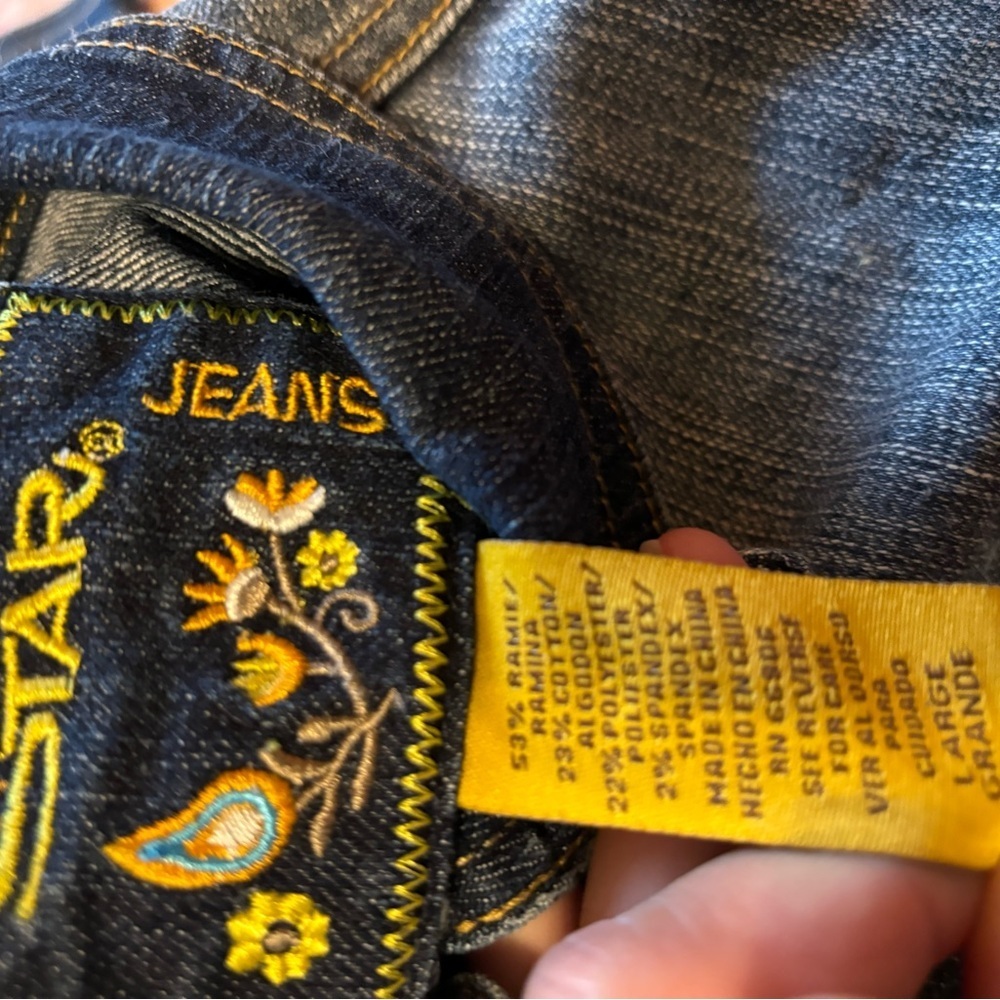 Y2K Starr Jeans denim cropped jacket - Picture 4 of 5